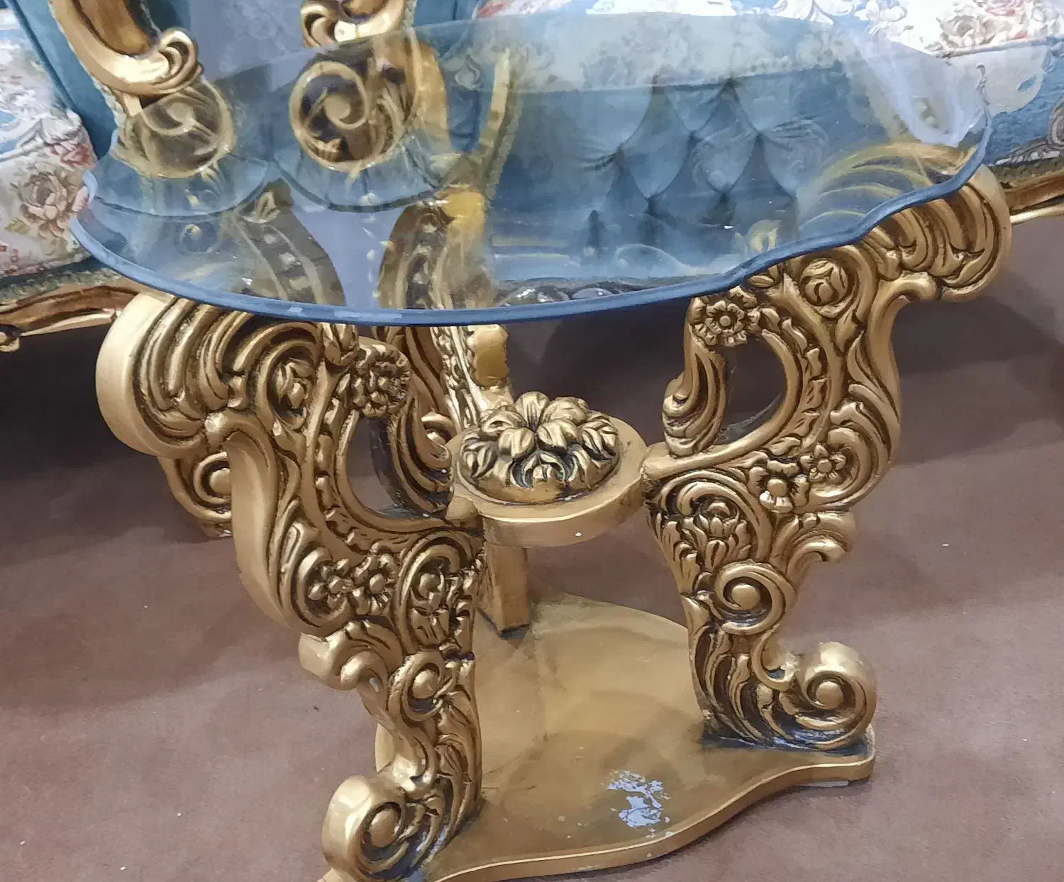 جلو مبلی چوب گردو نو|مبلمان خانگی و میز عسلی|میاندوآب, |دیوار