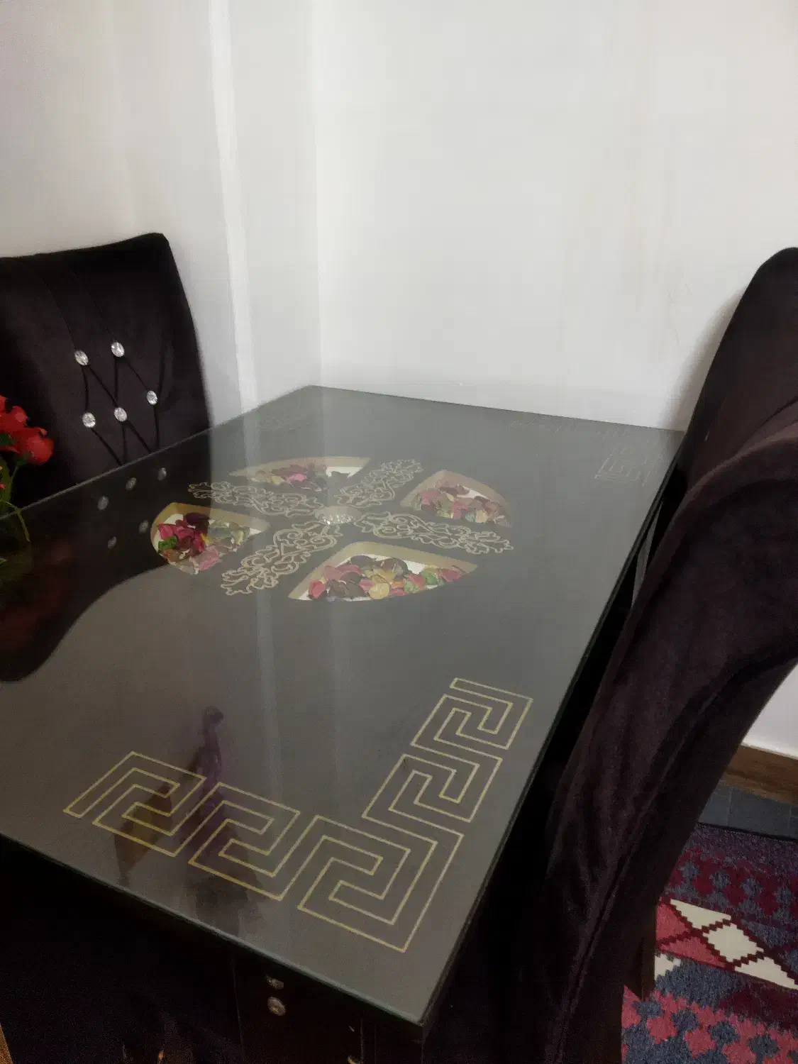 میز نهار خوری چهار نفری|میز و صندلی غذاخوری|سراب, |دیوار