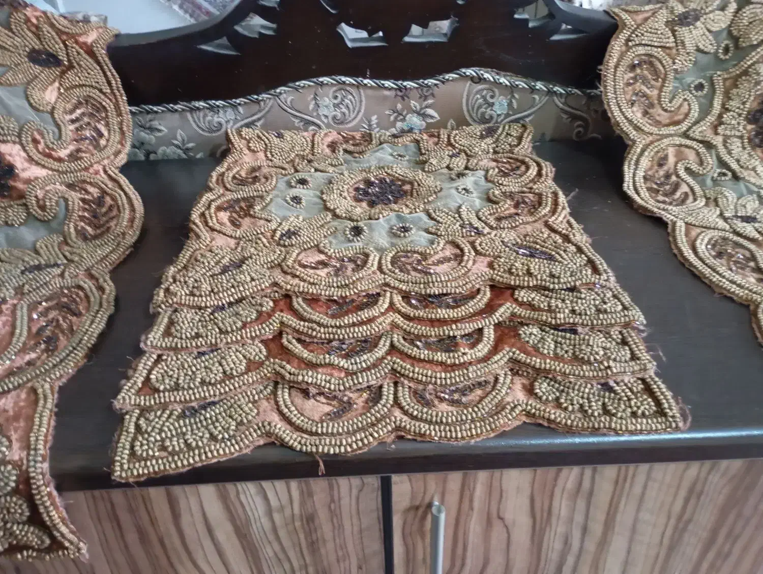 رومیزی ۶تیکه|پرده، رانر، رومیزی|قم, تولید دارو و یخچال|دیوار