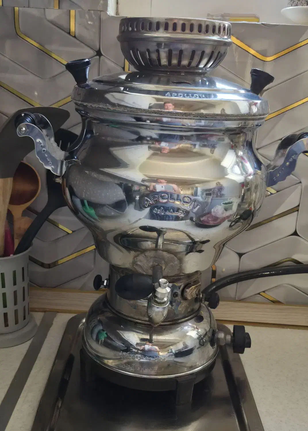 سماور گازسوز آپولون|سماور، چایساز، قهوهساز|تبریز, |دیوار