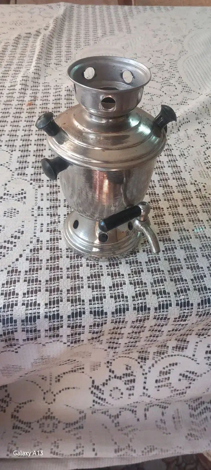 سماور زغالی عتیقه|کلکسیون اشیاء عتیقه|مشهد, نیروی هوایی|دیوار