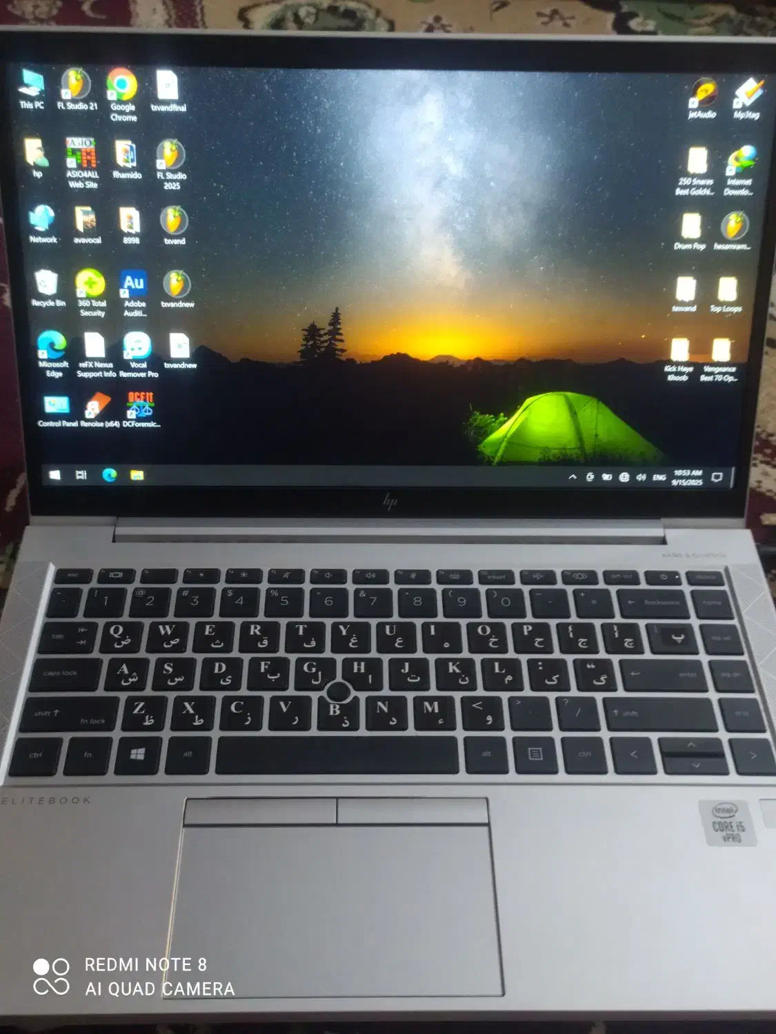لپتاب hp نسل ۱۰ بفروش می‌رسد تمیز کم کارکرد|رایانه همراه|بندر گناوه, |دیوار