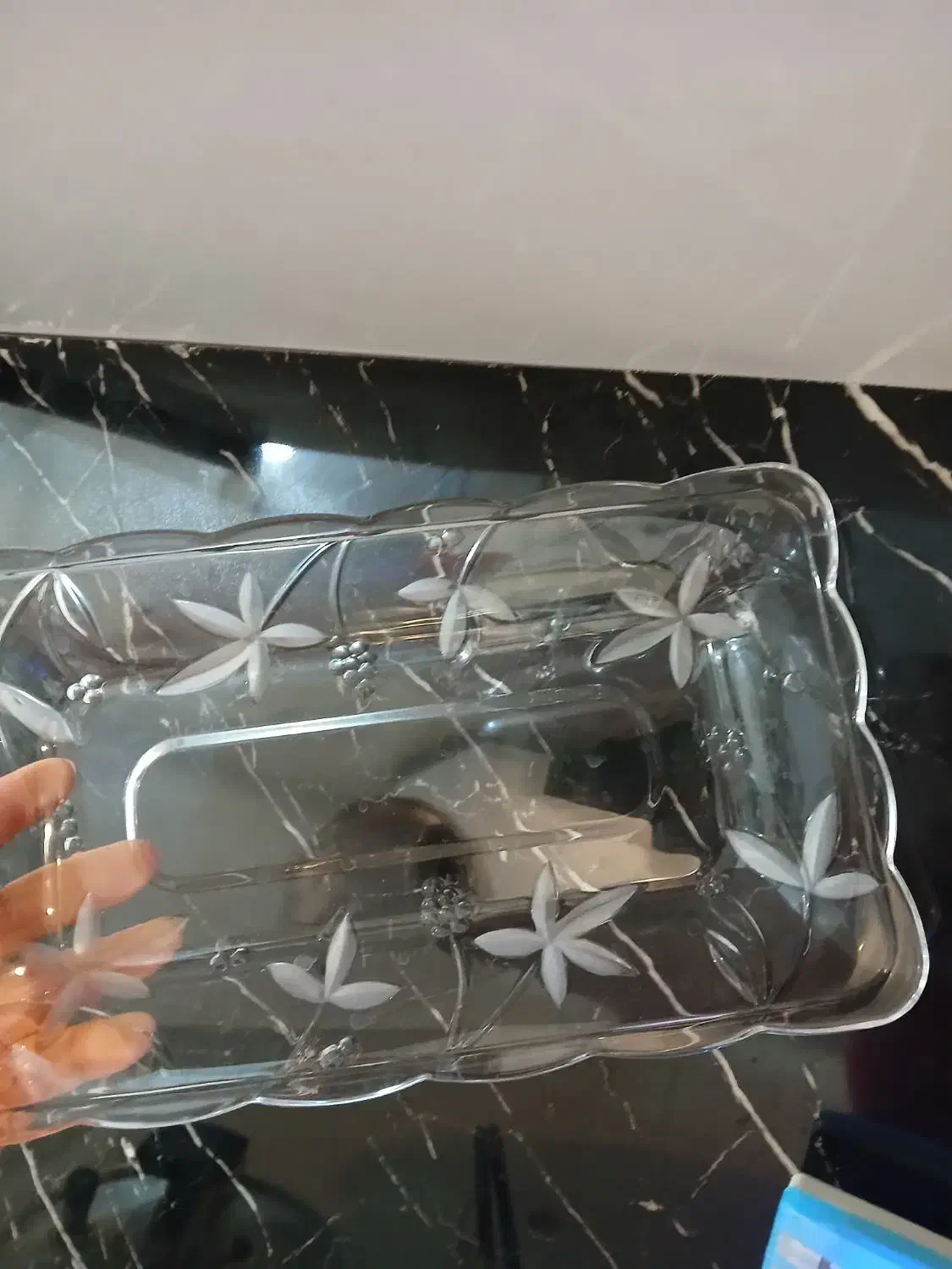 ظروف کریستال سوگاشیرینی خوری شکلات کشکول|ظروف سرو و پذیرایی|مشهد, جاهد شهر|دیوار