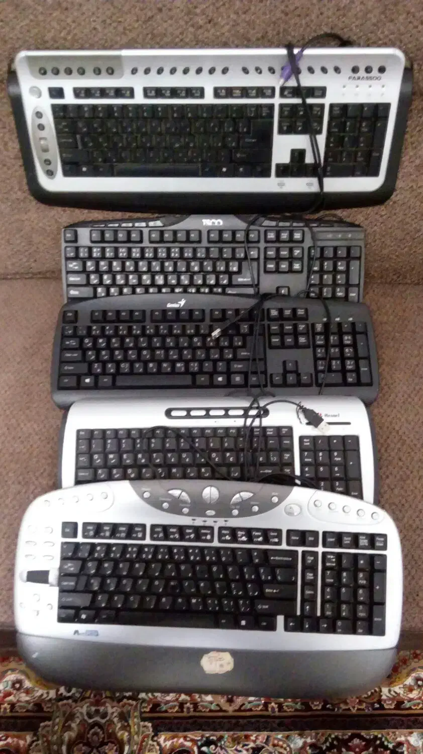 کیبورد ps2 و usb. درحد نو|قطعات و لوازم جانبی رایانه|رشت, پارک شهر|دیوار