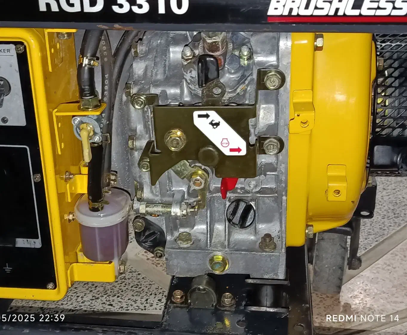 موتور برق روبین دیزلی RGD3310 اصل ژاپن|ماشین‌آلات صنعتی|تهران, آبشار|دیوار