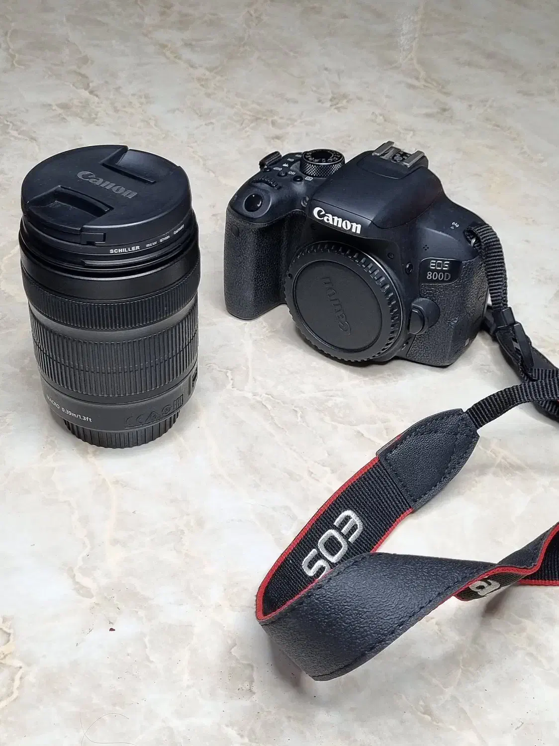 دوربین کانن D800 بهمراه لنز135-18 بسیار نو|دوربین عکاسی و فیلم‌برداری|اهواز, گلستان|دیوار