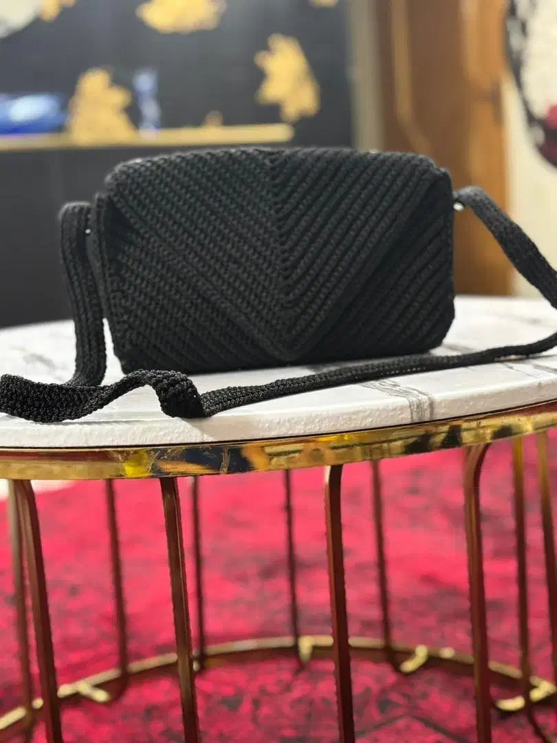 کیف دستباف مکرومه شیک|کیف، کفش، کمربند|اصفهان, بوزان|دیوار