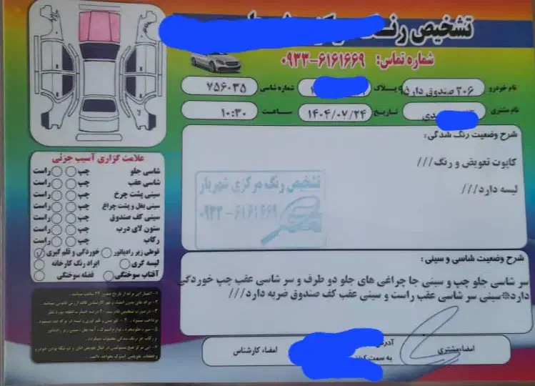 پژو۲۰۶ صندوقدارمدل۹۵|خودرو سواری و وانت|رباط‌کریم, رباط‌کریم|دیوار