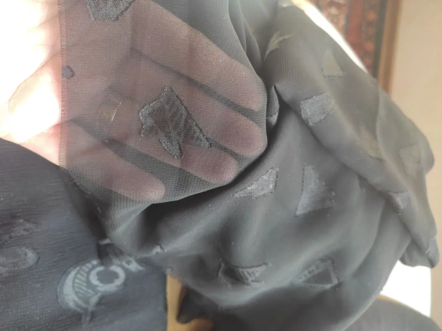 چادر مشکی (پنج قواره )پارچه بریده نشده|لباس|کرج, گوهردشت|دیوار