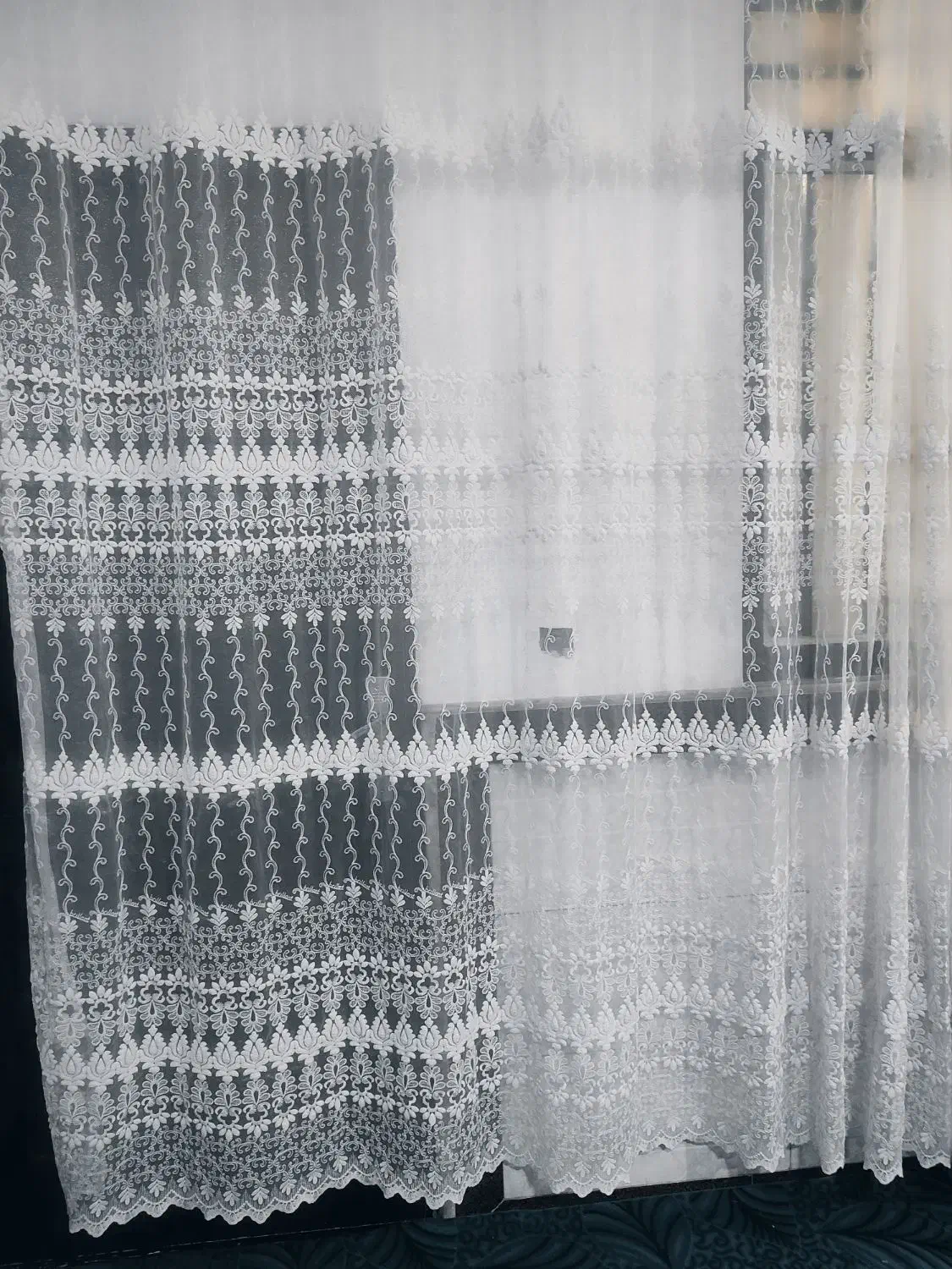 پرده تور|پرده، رانر، رومیزی|ساوه, |دیوار