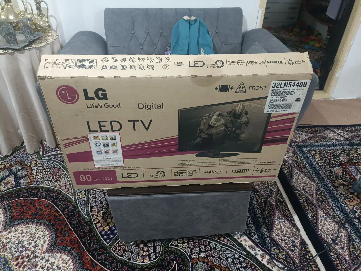 تلویزیون 32الجیLEDاسمارت درحدصفر اصل کره|تلویزیون و پروژکتور|اردبیل, |دیوار