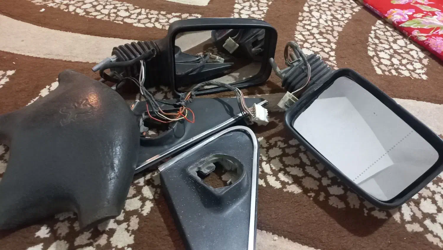 یک جفت اینه فابریک پژوپارس ورویه فرمان|قطعات یدکی و لوازم جانبی|اهر, |دیوار