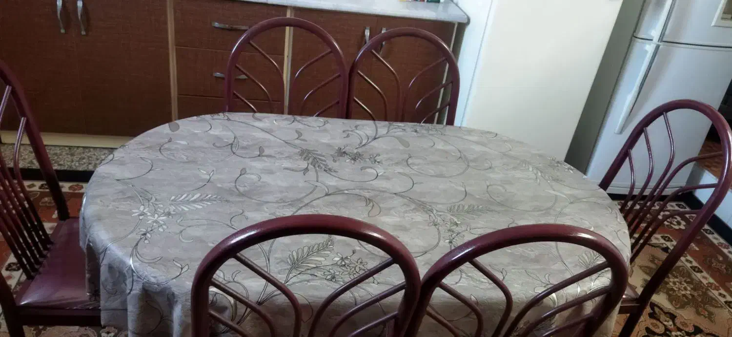 میز غذا خوری|میز و صندلی غذاخوری|بافت, |دیوار