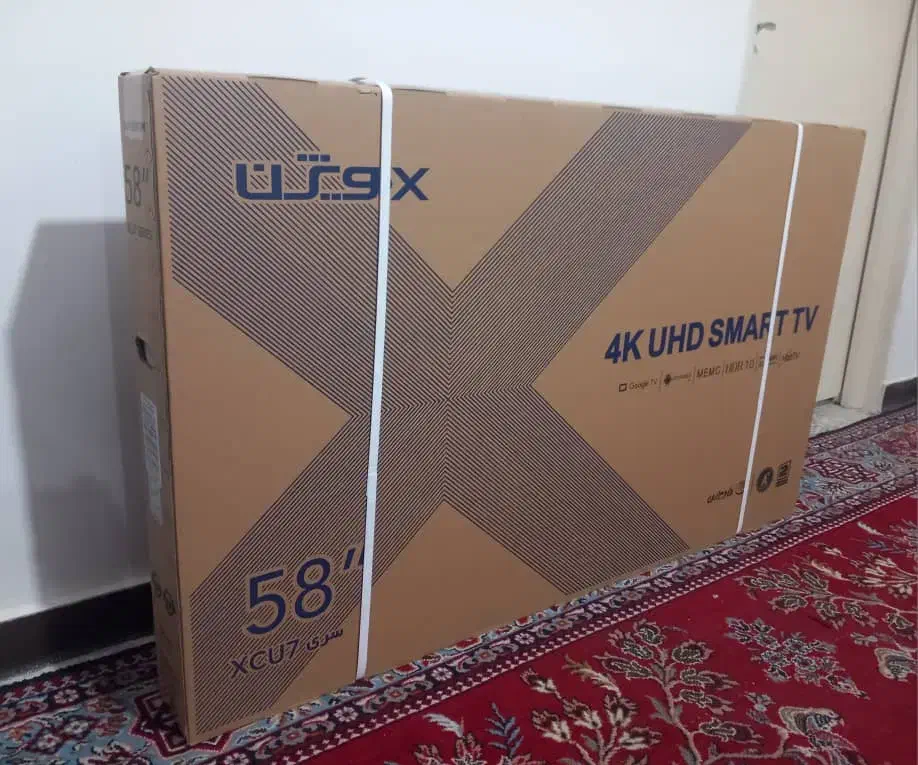 تلویزیون 58 اینچ ایکس ویژن|تلویزیون و پروژکتور|پاکدشت, پارچین|دیوار