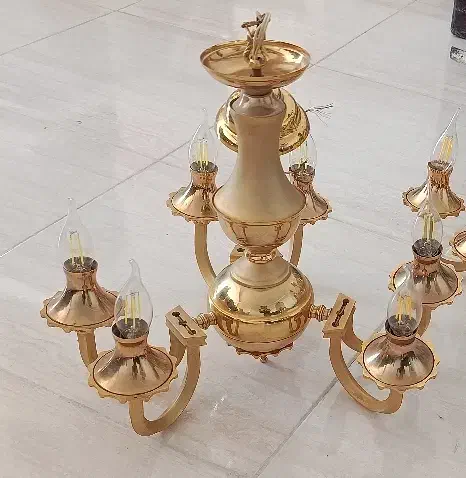 دو عدد لوستر سالم|لوستر و چراغ آویز|سنندج, |دیوار