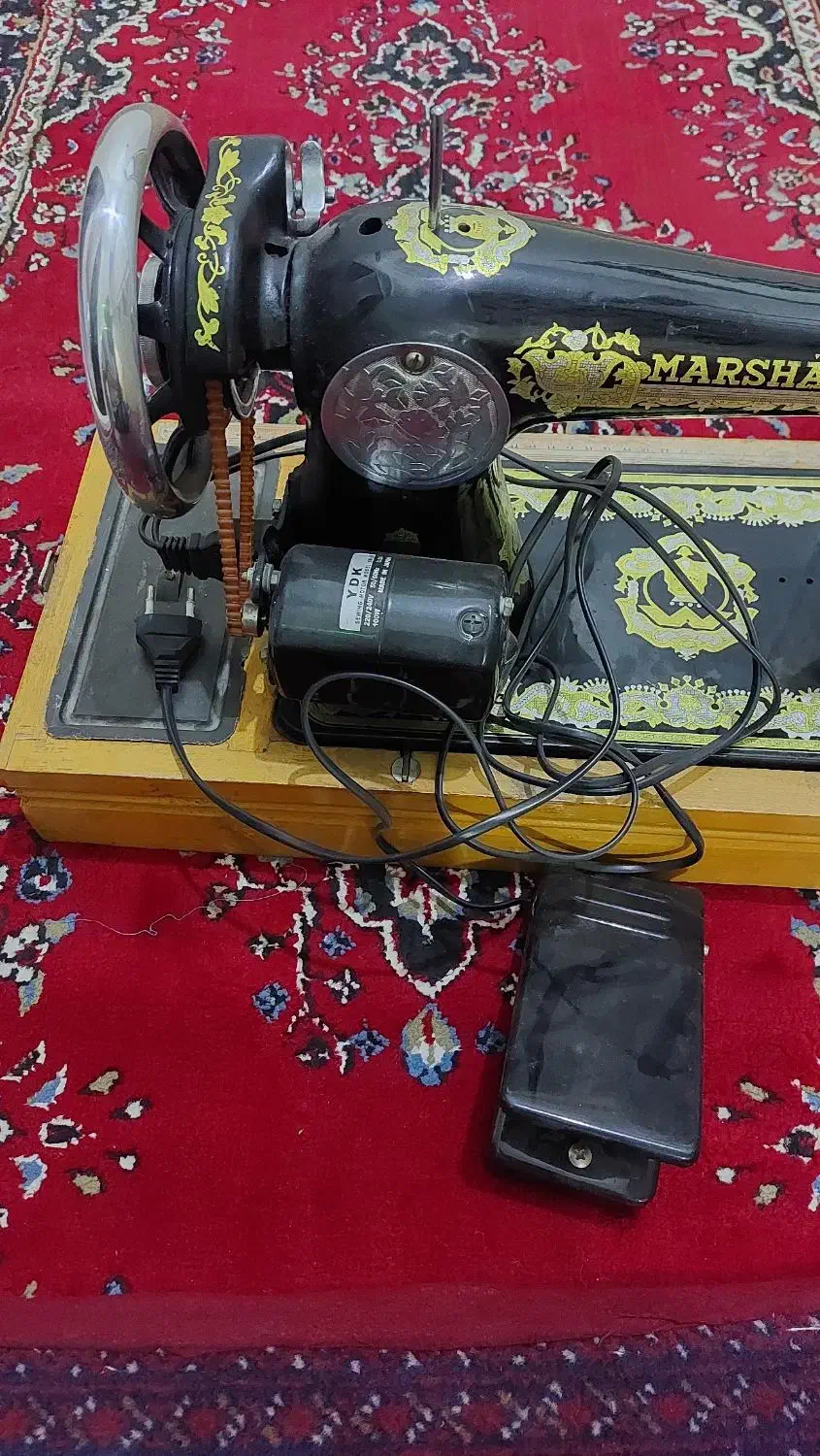 چرخ خیاطی مارشال دینام دار|چرخ خیاطی و ریسندگی|رباطکریم, رباطکریم|دیوار