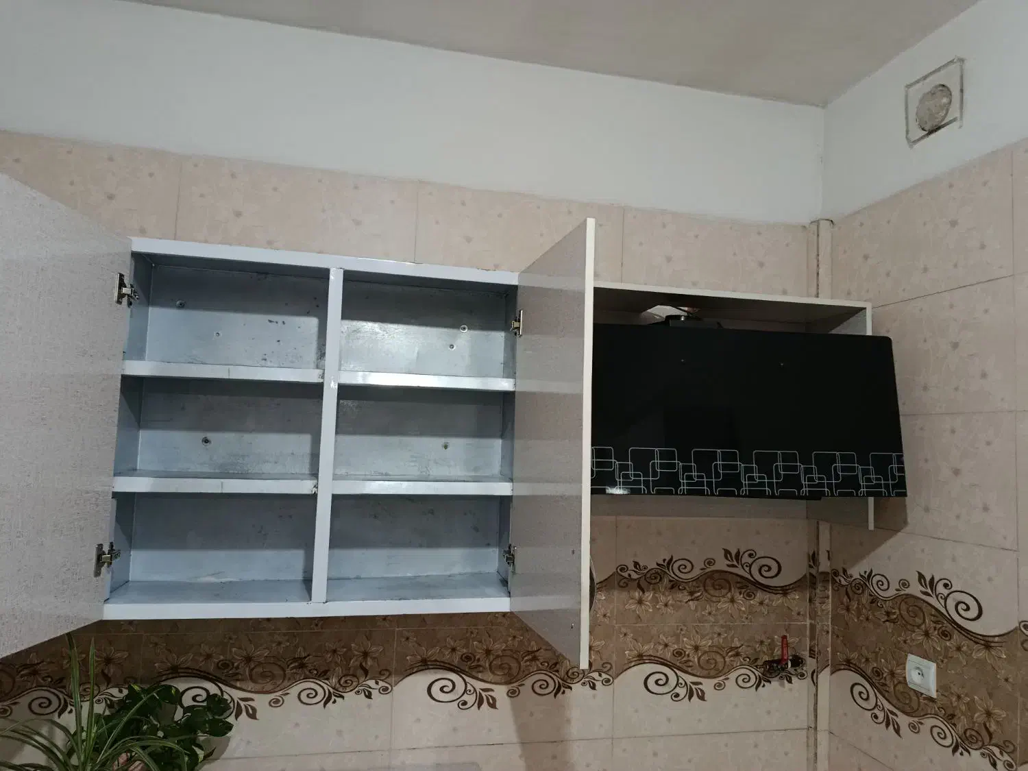 کابینت فلزی هوایی به همراه هود لمسی|آبچکان و نظمدهنده ظروف|نسیمشهر, |دیوار