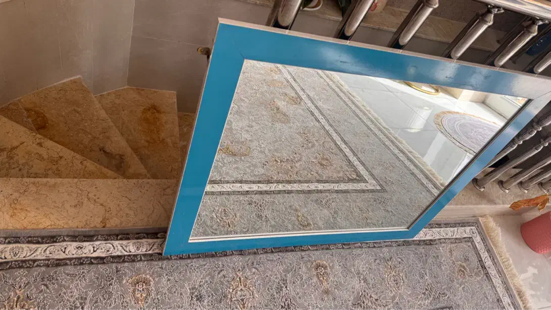 اینه|آینه|بافت, |دیوار