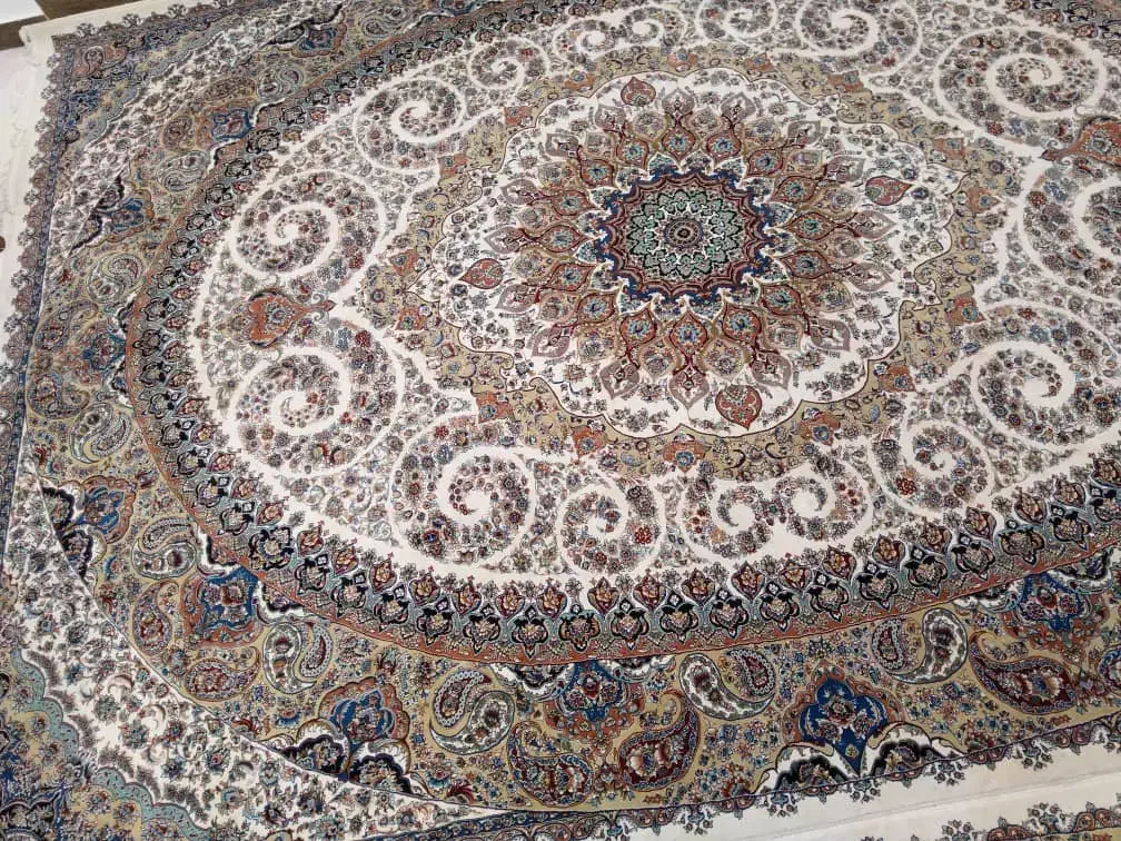 دو تخته فرش 12متری خاطره کویر کاشان|فرش|ساری, |دیوار