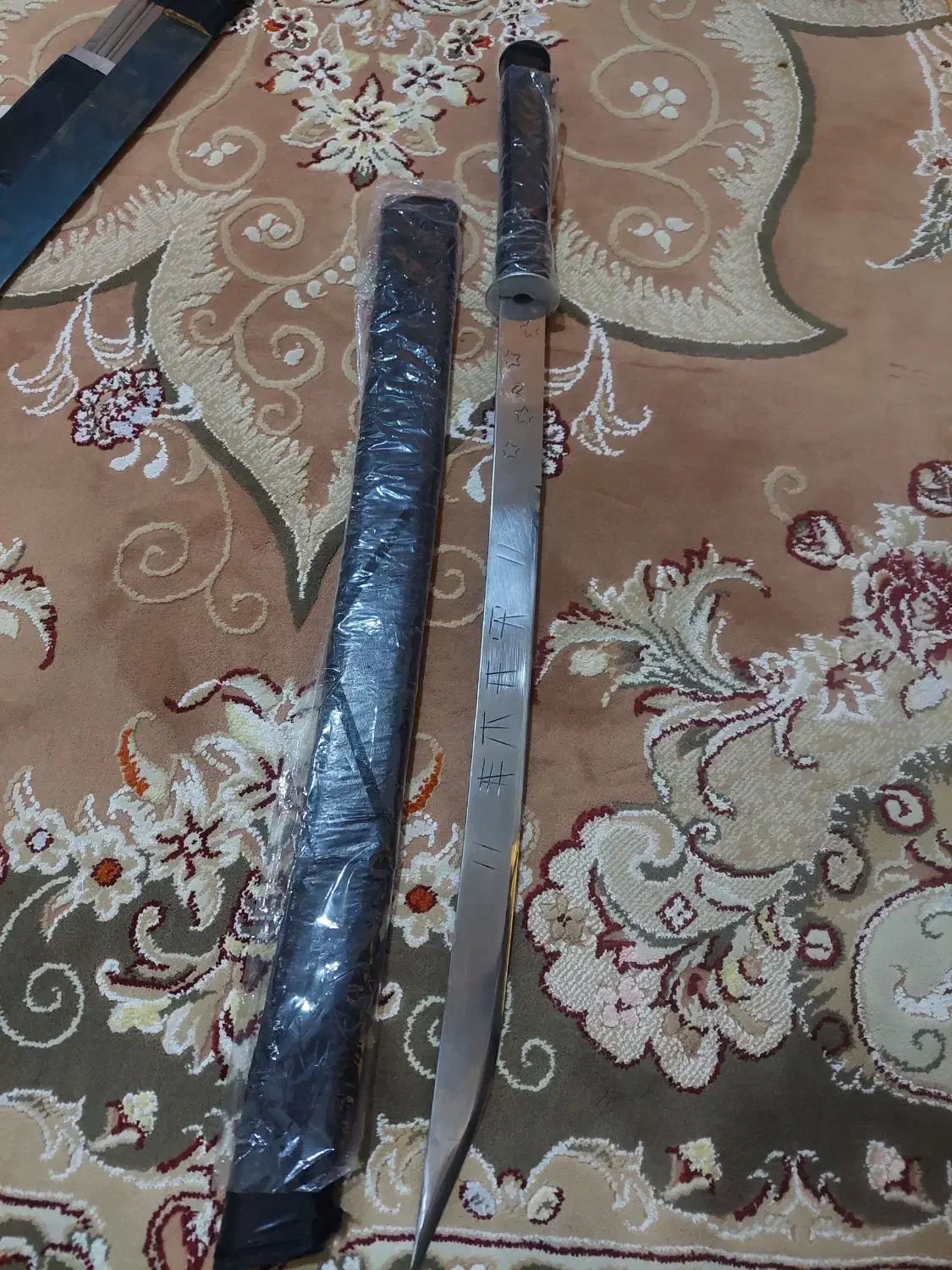 شمشیر سامورایی کلکسیونی|کلکسیون اشیاء عتیقه|کرمانشاه, |دیوار