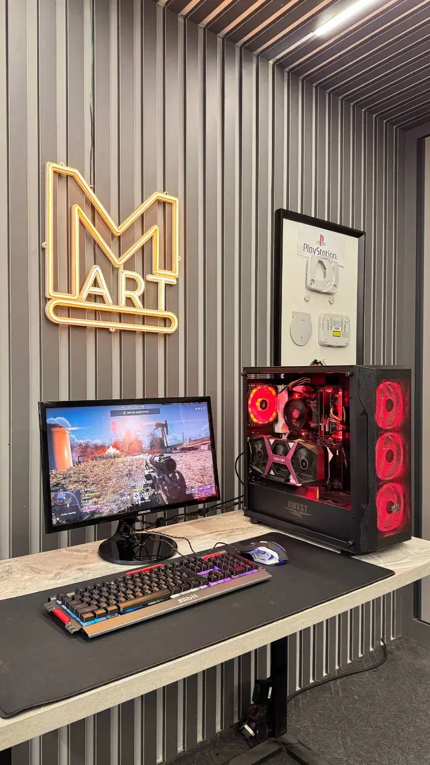 کیس گیمینگ رایزن 5 با گرافیک rx6600-8|رایانه رومیزی|کرج, شهرک فهمیده|دیوار