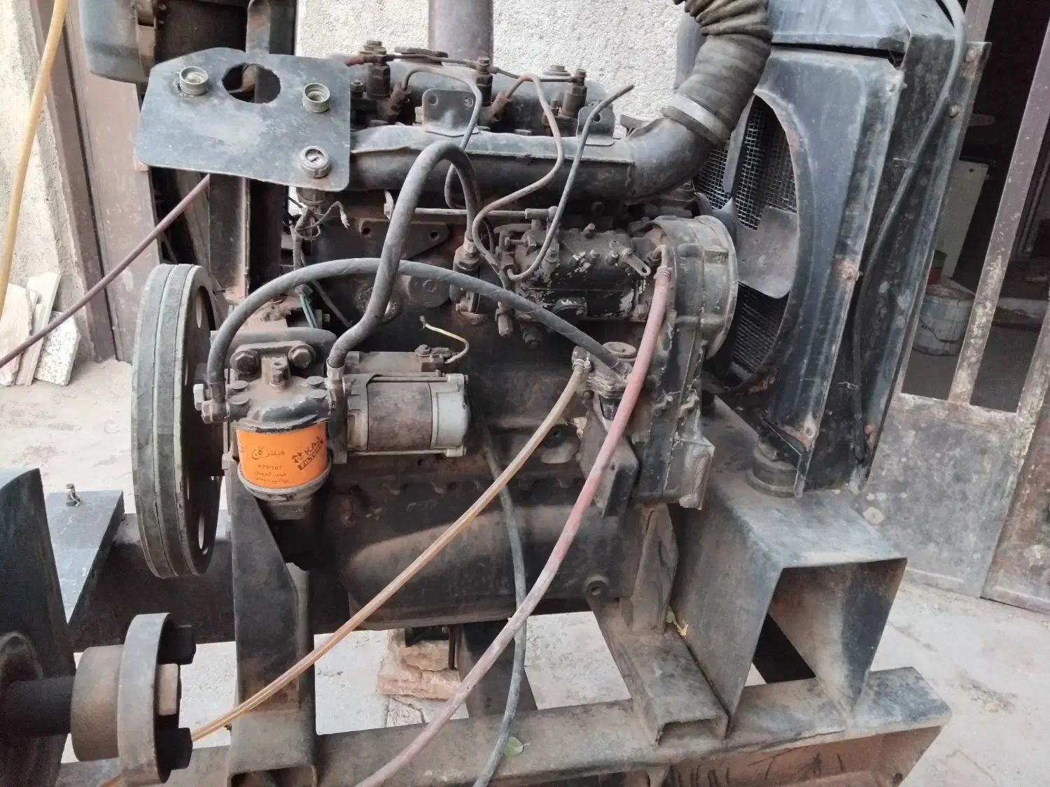 موتور فیات ۳ سیلندر همراه ژنراتور|ماشینآلات صنعتی|مشهد, مشکینی (شهرک غرب)|دیوار