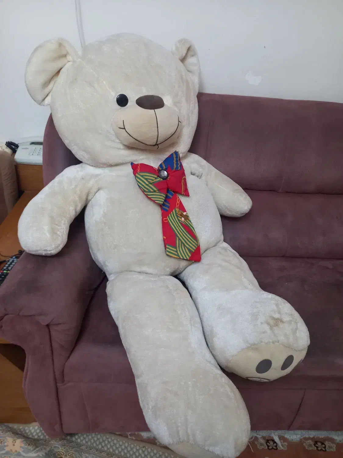 عروسک خرسی بزرک|اسباببازی|مشکیندشت, |دیوار