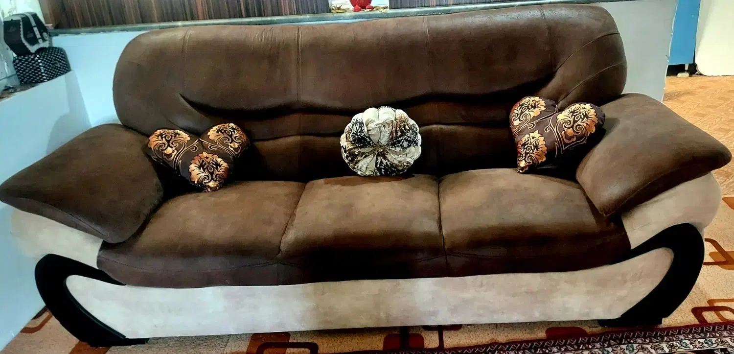 مبل راحتی ۷نفره|مبلمان خانگی و میز عسلی|قائم‌شهر, |دیوار