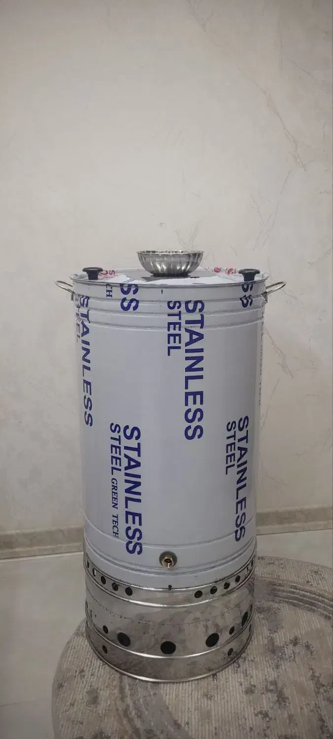 سماوربزرگ‌هیئتی استیل مسجدی سوپرمارکت|سماور، چای‌ساز، قهوه‌ساز|مشهد, کوی دروی|دیوار