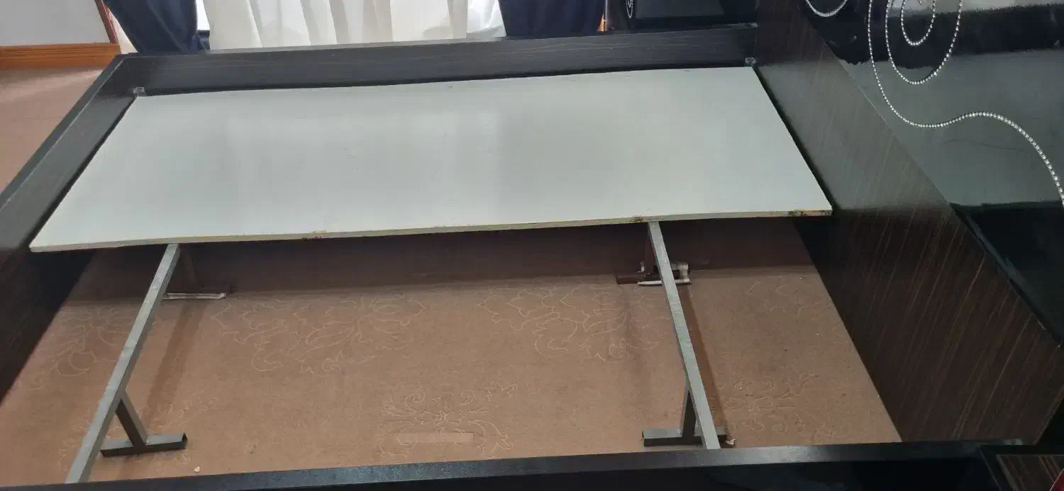 فروش فوری تخت و تشک دونفره|تخت و سرویس خواب|ایزدشهر, |دیوار