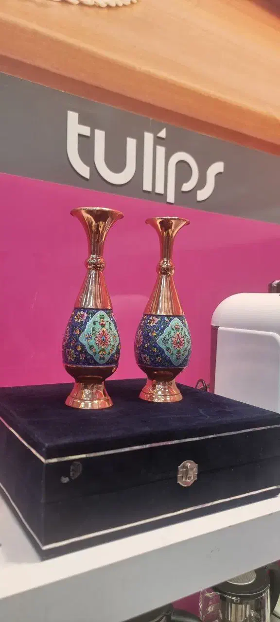 گلدان مسی|صنایع دستی و سایر لوازم تزئینی|اسلام‌شهر, مطهری|دیوار