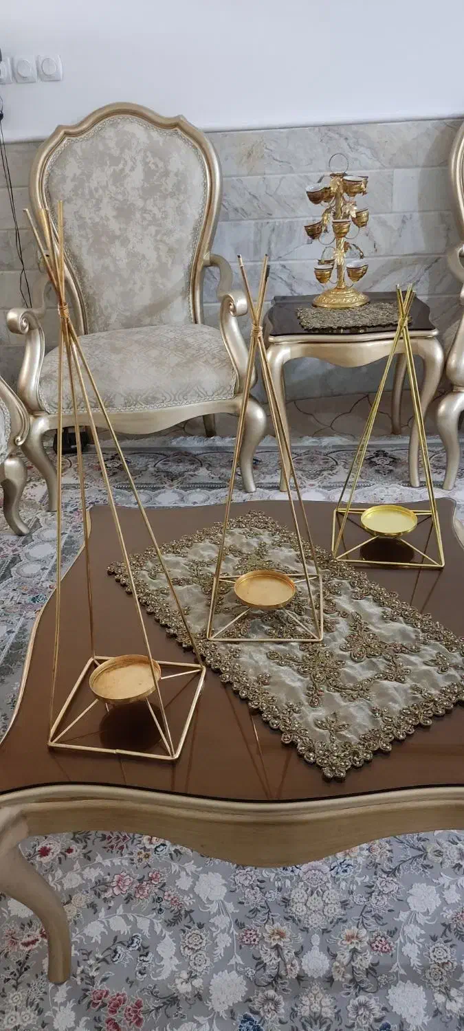 جا شمعی کنار سالنی|صنایع دستی و سایر لوازم تزئینی|قم, دروازه چوبی|دیوار