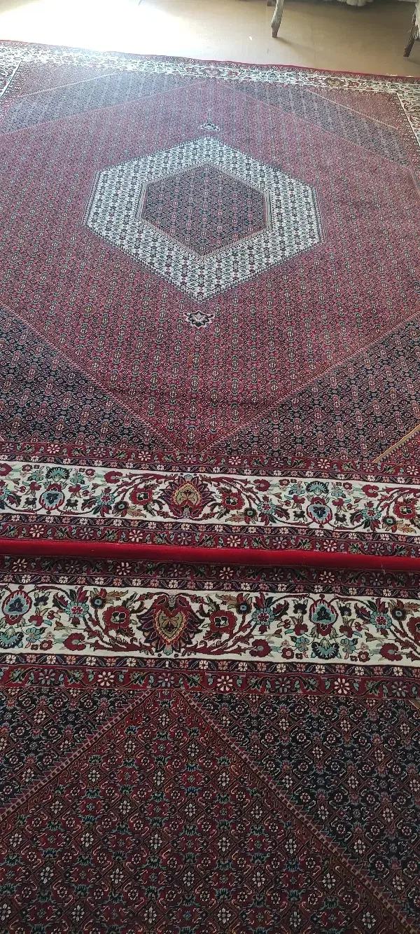 دو تخته فرش 12 متری ریز ماهی افشار کاشان|فرش|زنجان, |دیوار