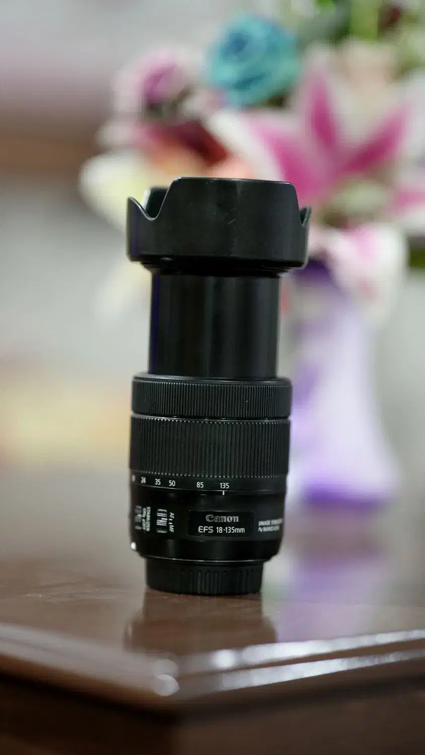 لنز کانن Canon EF-S 18-135mm F3.5 5.6 IS|دوربین عکاسی و فیلم‌برداری|اهواز, نادری|دیوار