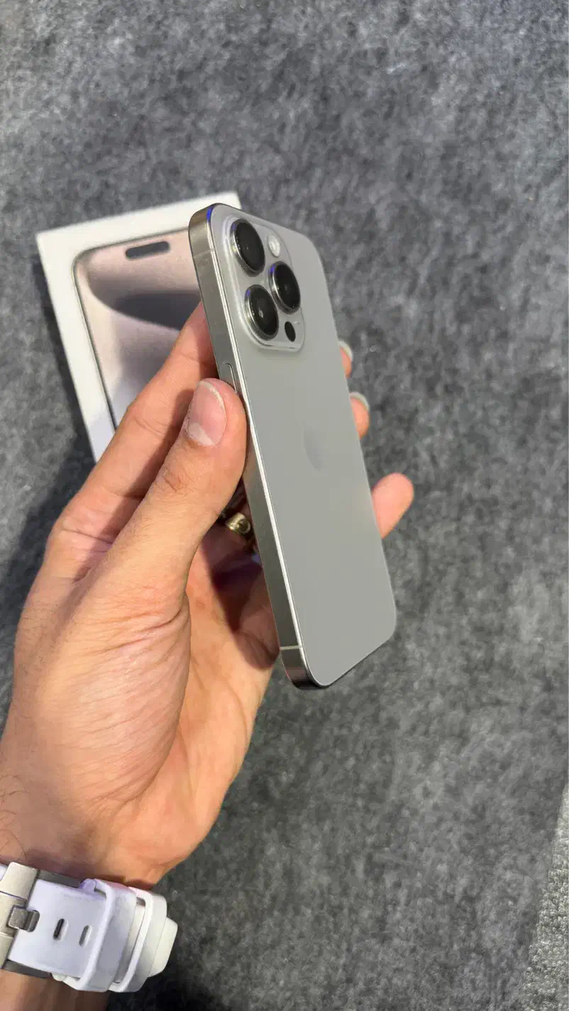 آیفون ۱۵پرو ۲۵۶ گیگ نچرال تیتانیوم ZAA|موبایل|تهران, جنت‌آباد جنوبی|دیوار