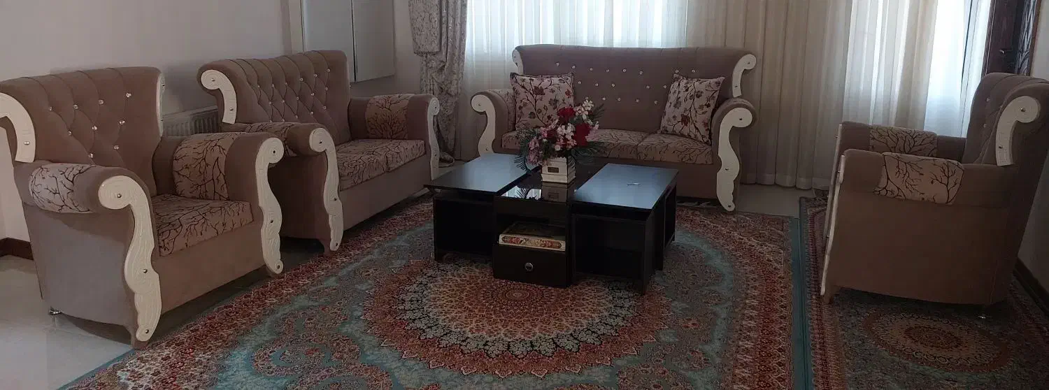 سرویس مبل هفت نفره|مبلمان خانگی و میز عسلی|مینودشت, |دیوار