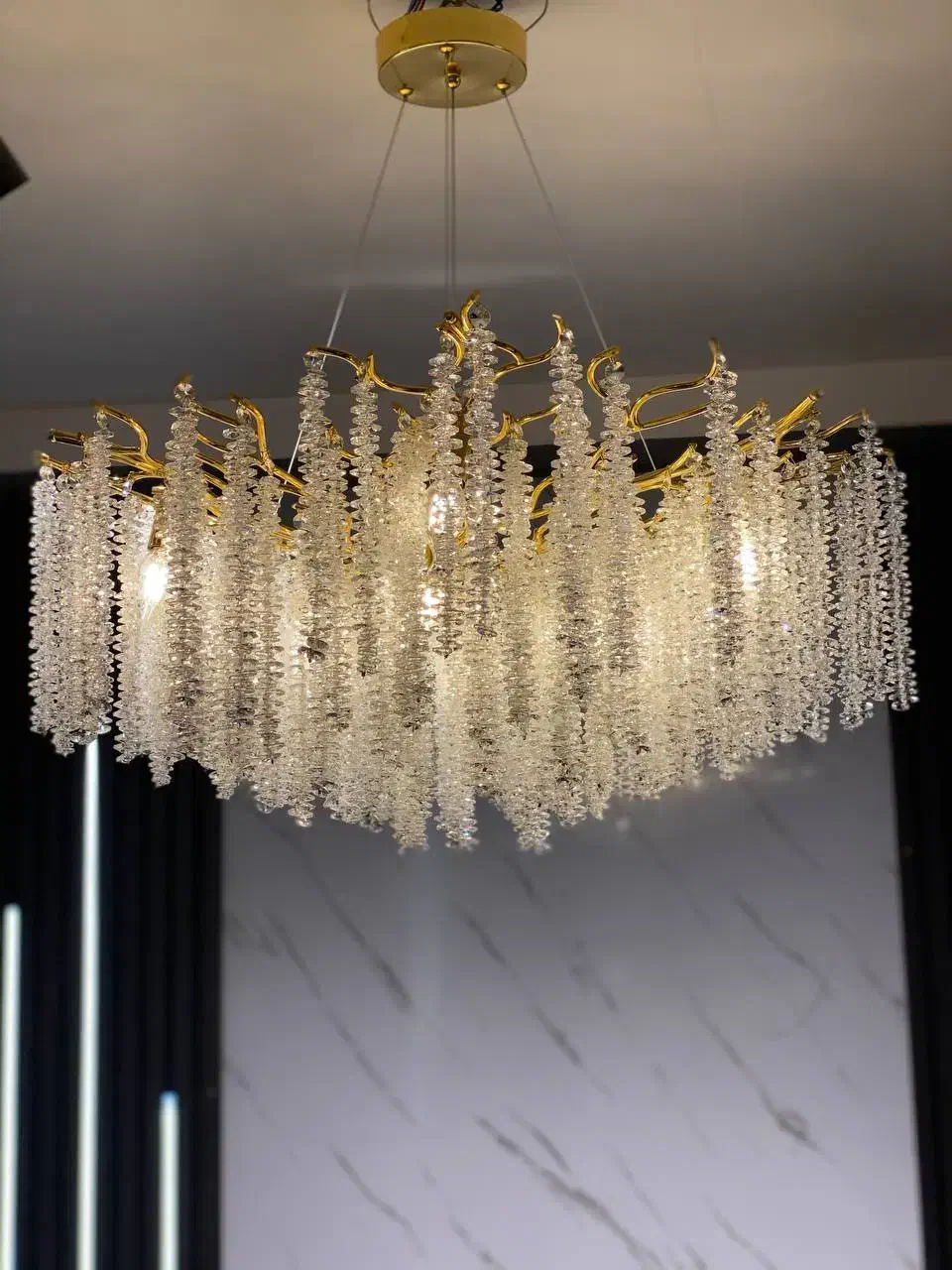 لوستر شاخه نباتی|لوستر و چراغ آویز|قم, دورشهر|دیوار