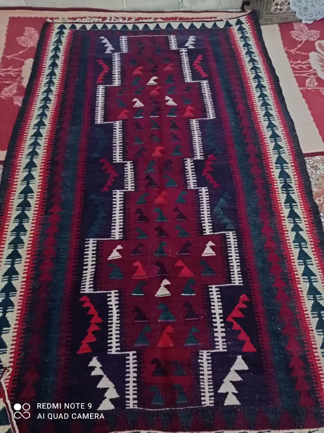 گلیم وگبه|فرش|خرم‌آباد, |دیوار