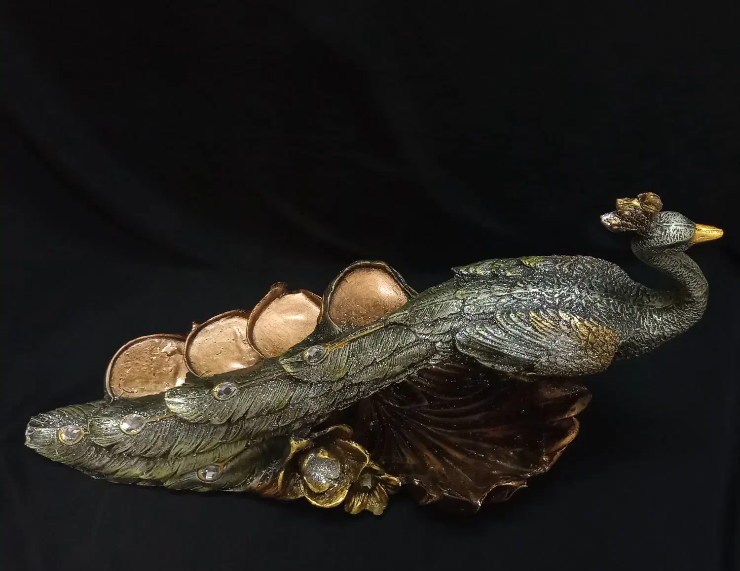 دکوری طاووس نو|مجسمه، تندیس، ماکت|قم, نخودی|دیوار