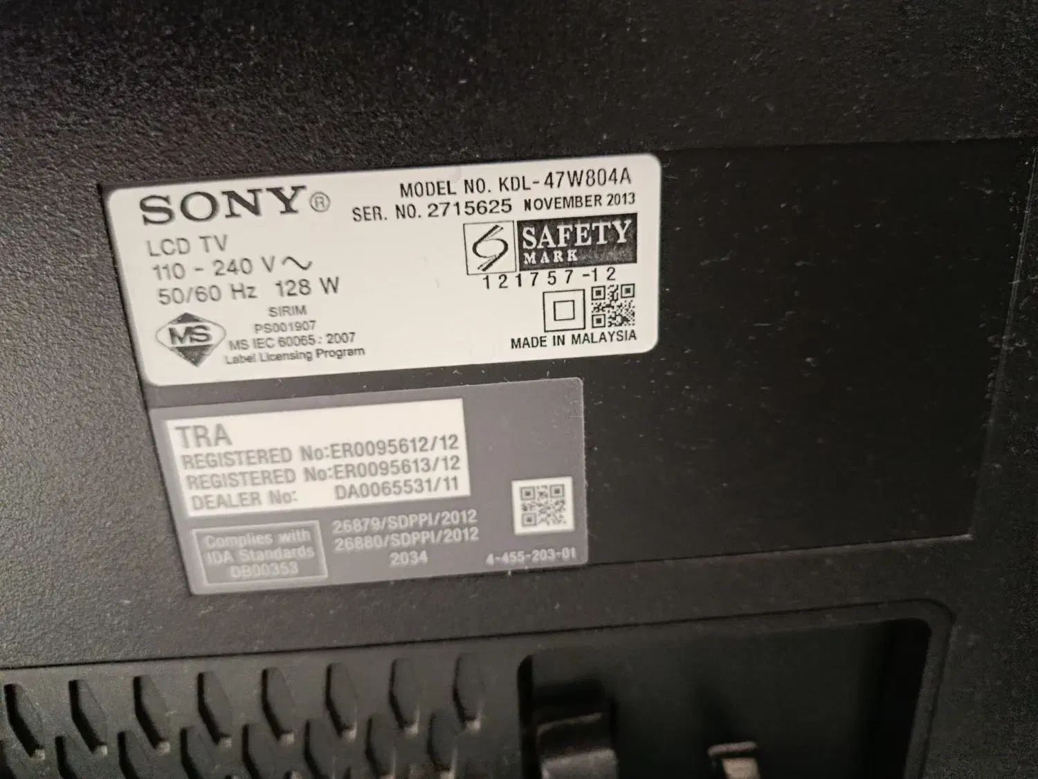 تلویزیون سونیBRAVIA اینچ47|تلویزیون و پروژکتور|تهران, شهرک صدرا|دیوار