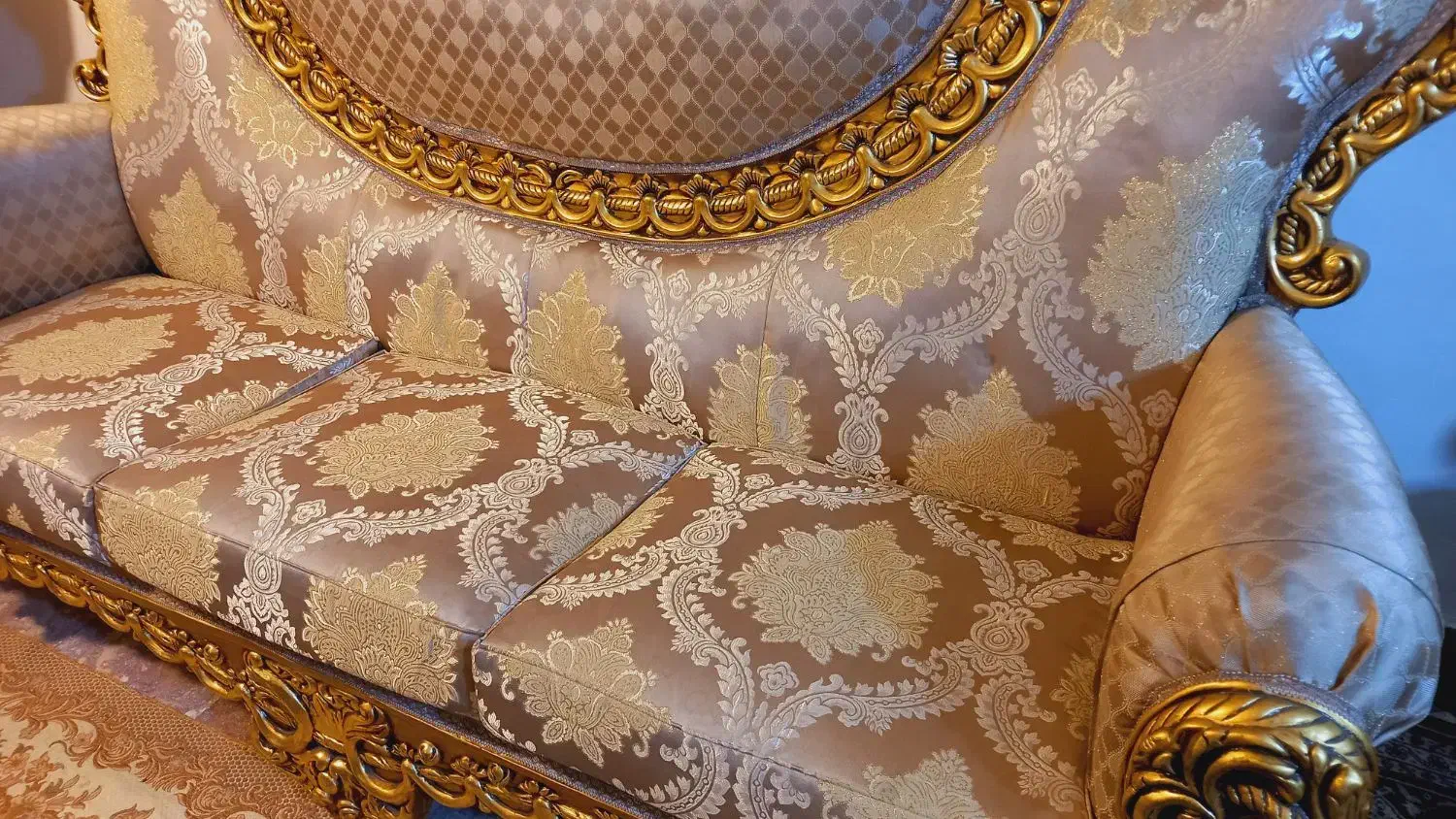 مبل سلطنتی ۹نفره  ورق طلا. درحد|مبلمان خانگی و میز عسلی|ملایر, |دیوار