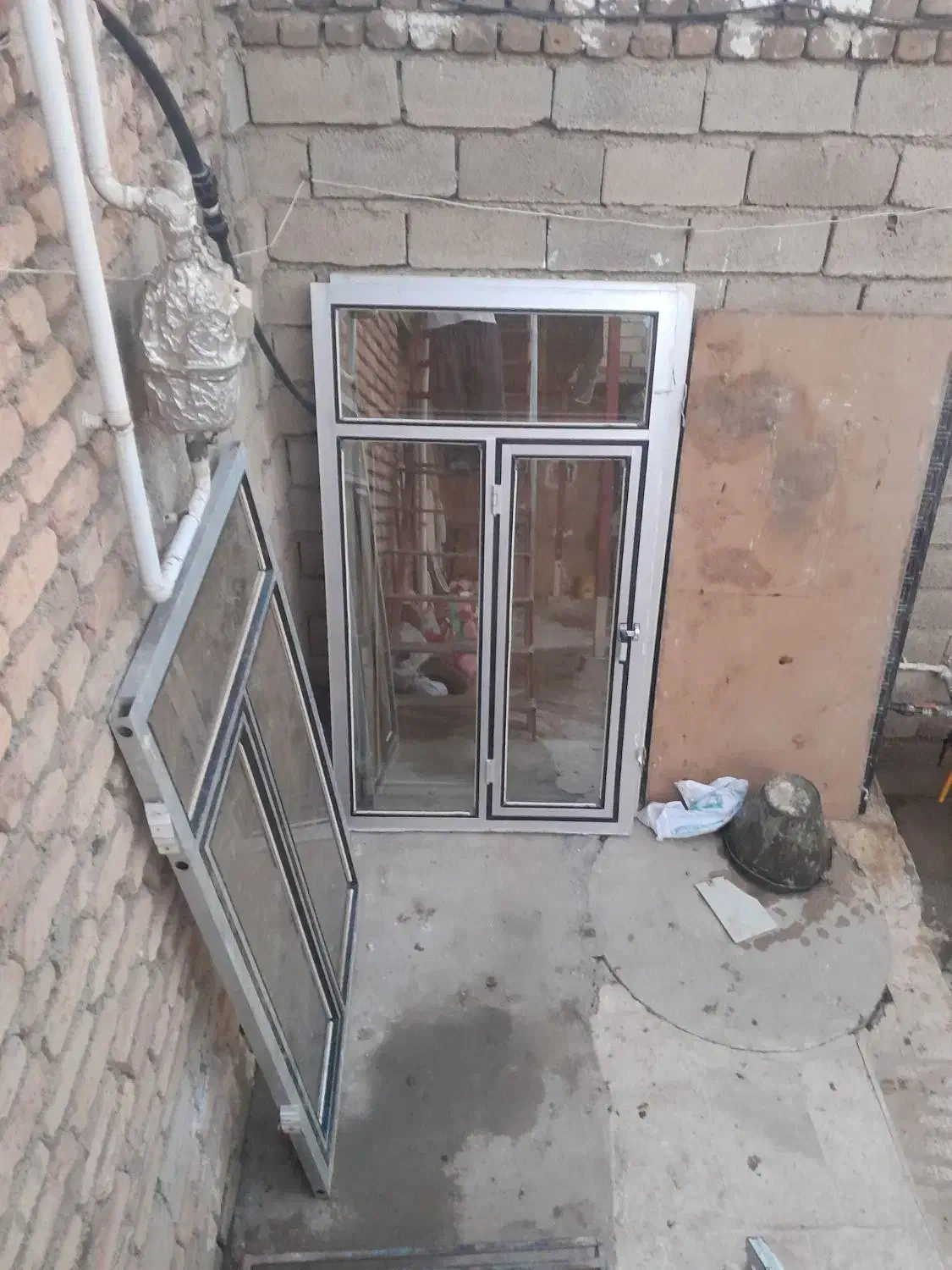 پنجره آلومینیومی ۳ عدد ۱۸۵ در۱۱۰|مصالح و تجهیزات ساختمان|کلیائی, |دیوار