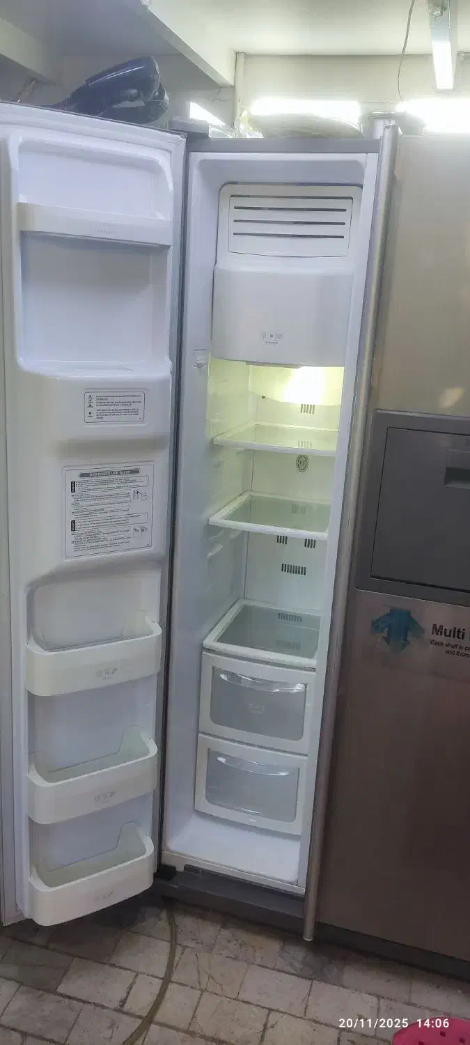 یخچال فریزر ساید بای ساید اسنوا در حد نو|یخچال و فریزر|شاهرود, |دیوار