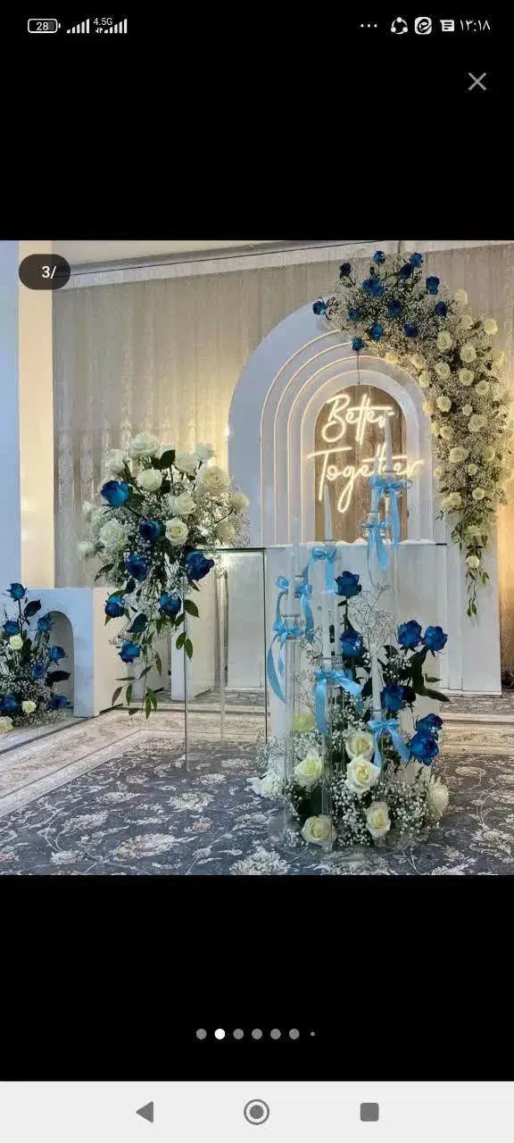 گل ارایی، نامزدی،باکس شیشه ای، خنچه|خدمات پذیرایی، مراسم|مشهد, طبرسی شمالی|دیوار