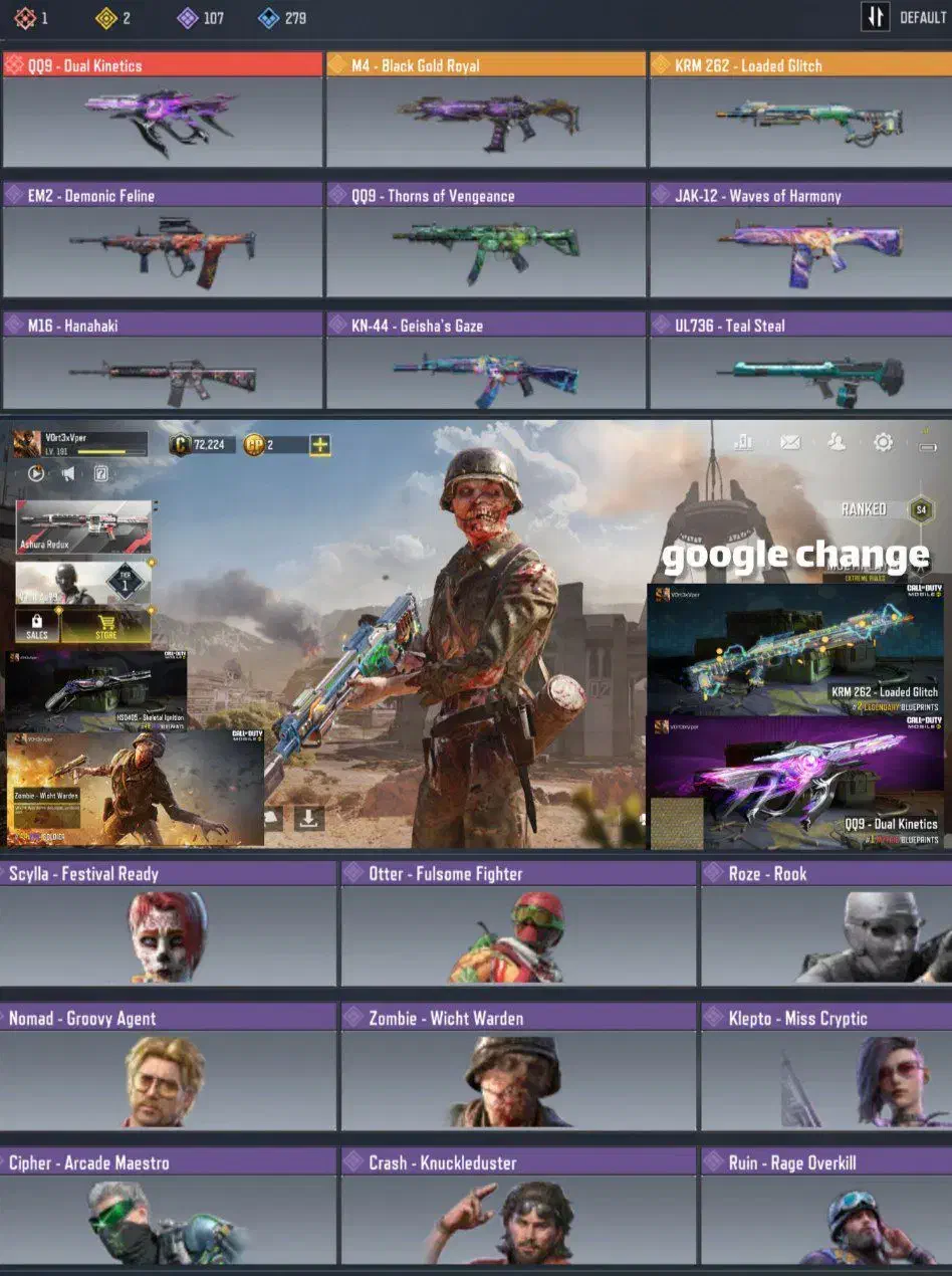 اکانت کالاف سیف گوگل چنج|کنسول، بازی ویدئویی و آنلاین|قم, گلزار|دیوار