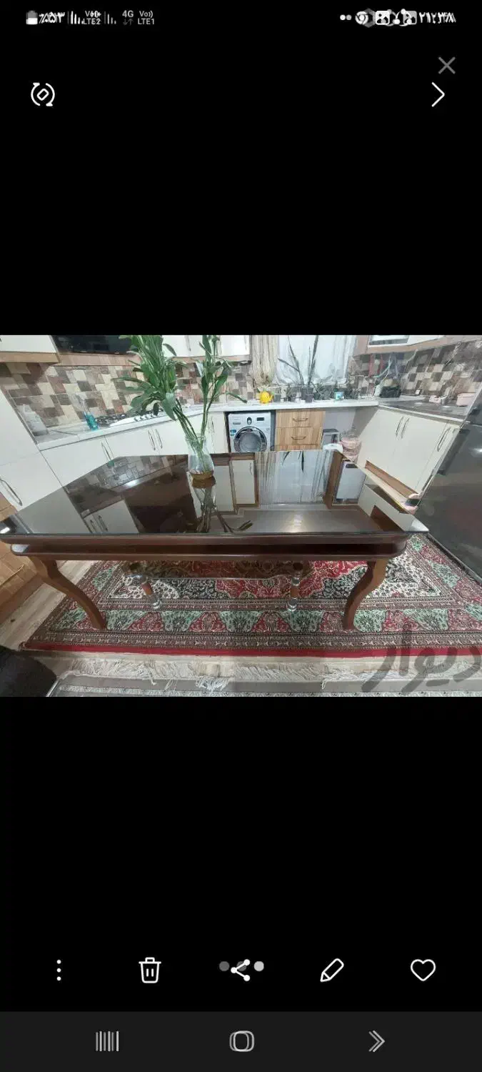 میز ناهارخوری 8نفره|میز و صندلی غذاخوری|زاهدان, |دیوار