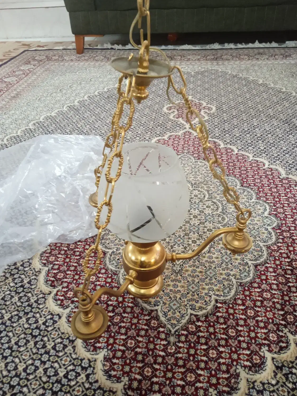 لوستر|لوستر و چراغ آویز|آستانه اشرفیه, |دیوار