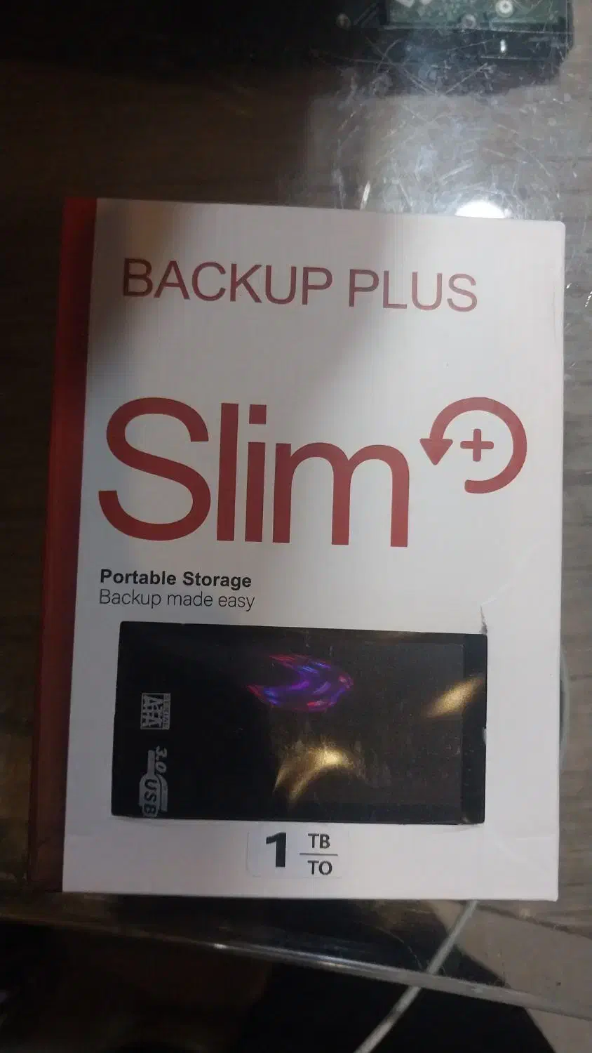 هارد یک ترابایت مدل BACKUP PLUS (Slim) 1TB|قطعات و لوازم جانبی رایانه|تهران, فلسطین (میدان انقلاب)|دیوار