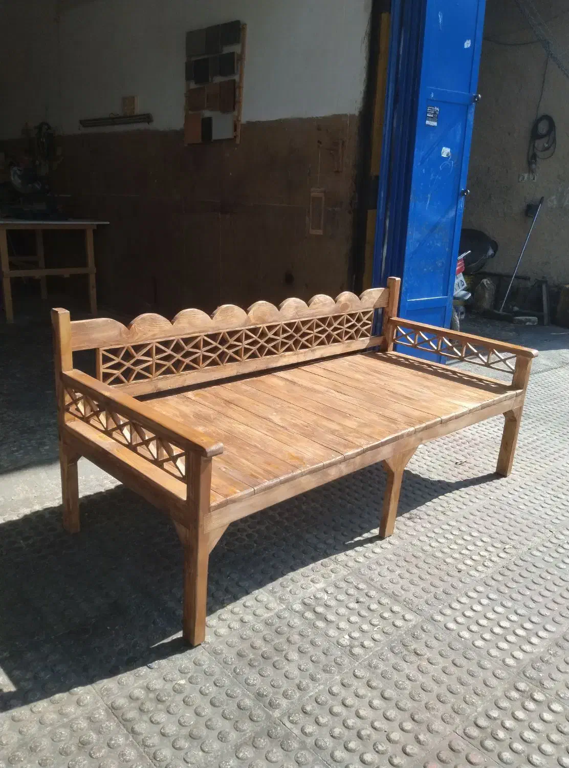 تخت سنتی و مدرن چوبی|تخت و سرویس خواب|مرودشت, دولت آباد|دیوار