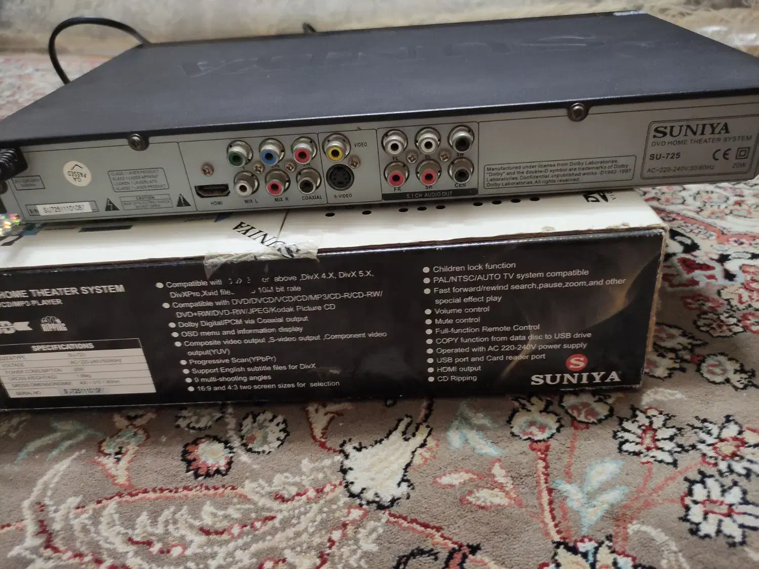 دستگاه دی وی دی مارک سونیا سالم و تمیز|پخش‌کننده DVD و ویدیو|مشهد, شهید معقول|دیوار